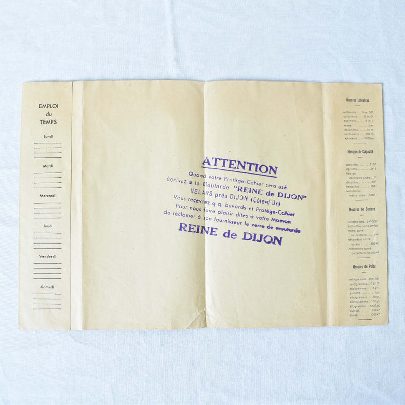 Vintage Notebook Cover "Reine de Dijon"