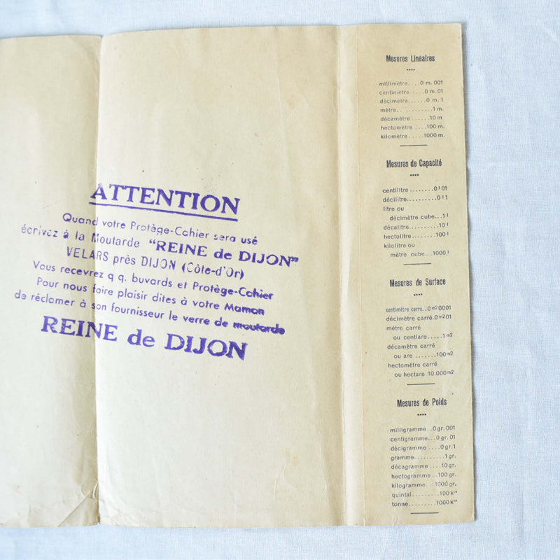 Vintage Notebook Cover "Reine de Dijon"