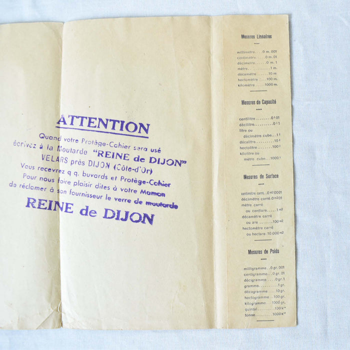 ヴィンテージノートカバー　"Reine de Dijon"