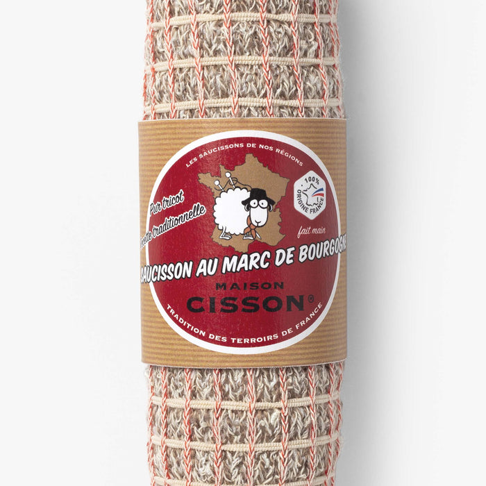 Maison Cisson メゾンシソン 　ニットサラミ　marc de bourgogne 紙タグ