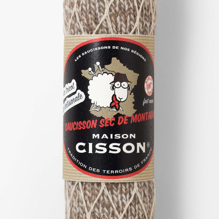 Maison Cisson メゾンシソン 　ニットサラミ　saucisson montagne 紙タグ