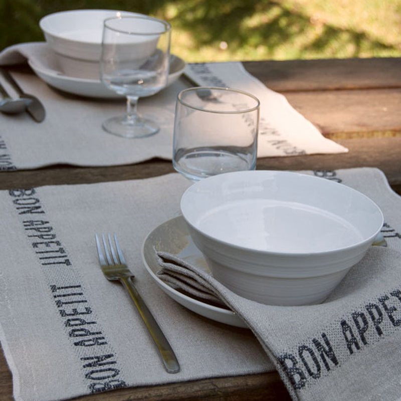 プレイスマット　BON APPETIT ブラック