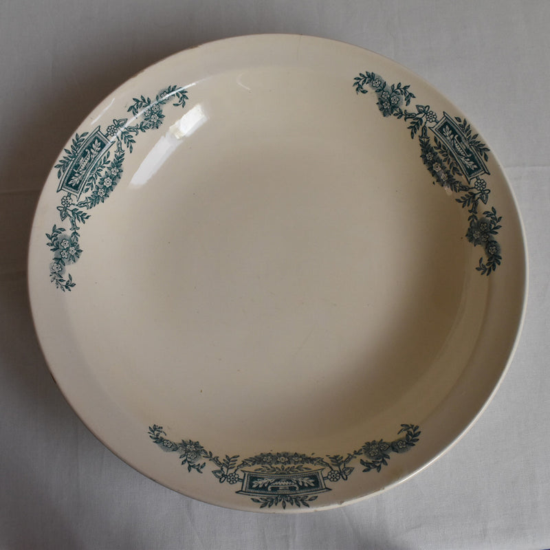 Antique Round Deep Plate, Longchamp Lutece