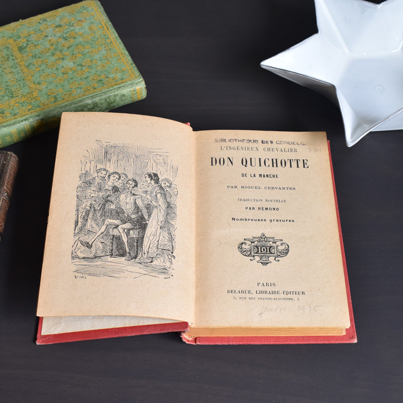 Antique Book: Don Quichotte