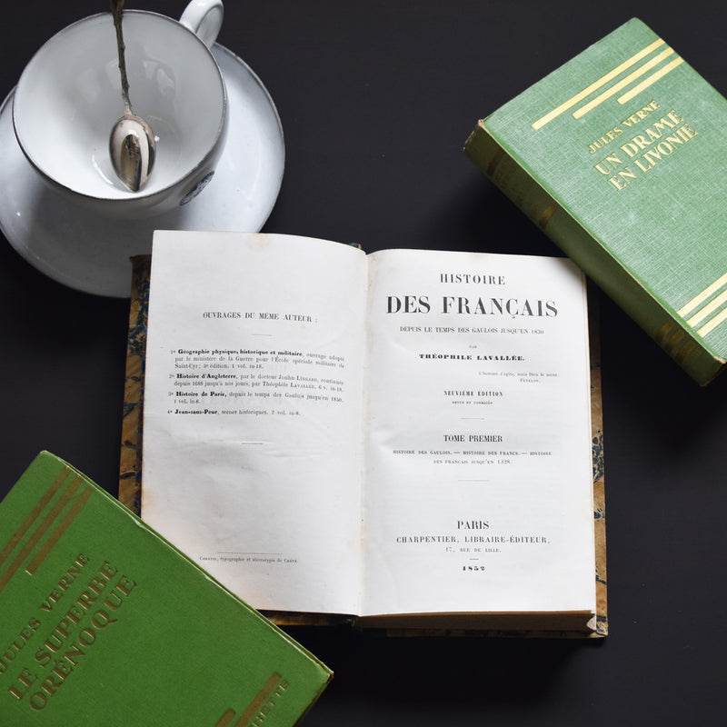 Antique book Histoire des Français