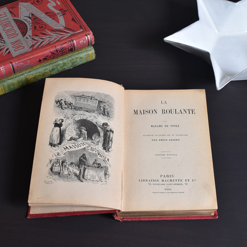 Antique book: La Maison Roulante
