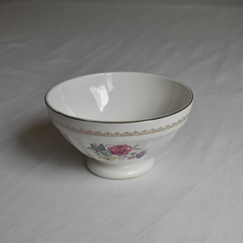 Vintage Cafe au Lait Bowl Digoin & Sarreguemines Bouquet B