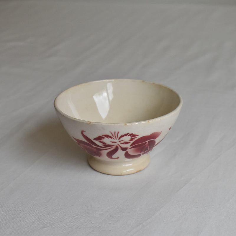 ヴィンテージ　カフェオレボウル ディゴワン＆サルグミンヌ Fleur rouge A
