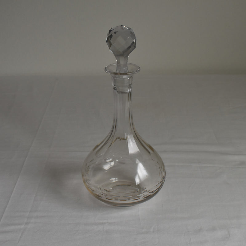 ヴィンテージ ガラスカラフェ