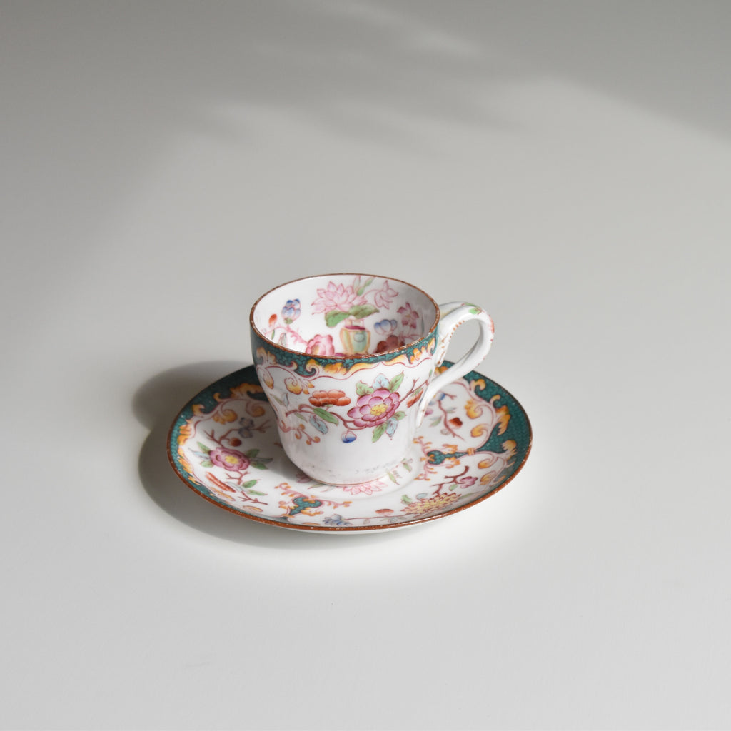 アンティークコーヒーカップ＆ソーサー サルグミンヌ Minton 248 B 