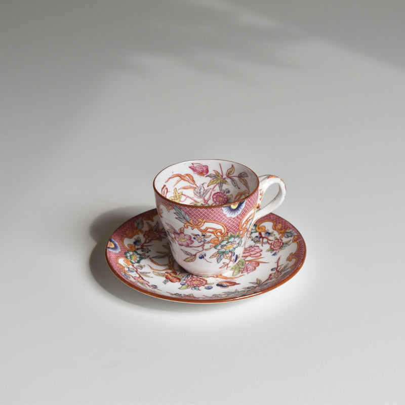 Antique Coffee Cup & Saucer Salagoumines Minton 216 B