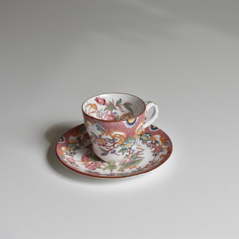 Antique Coffee Cup & Saucer Salagminnes Minton 216 E