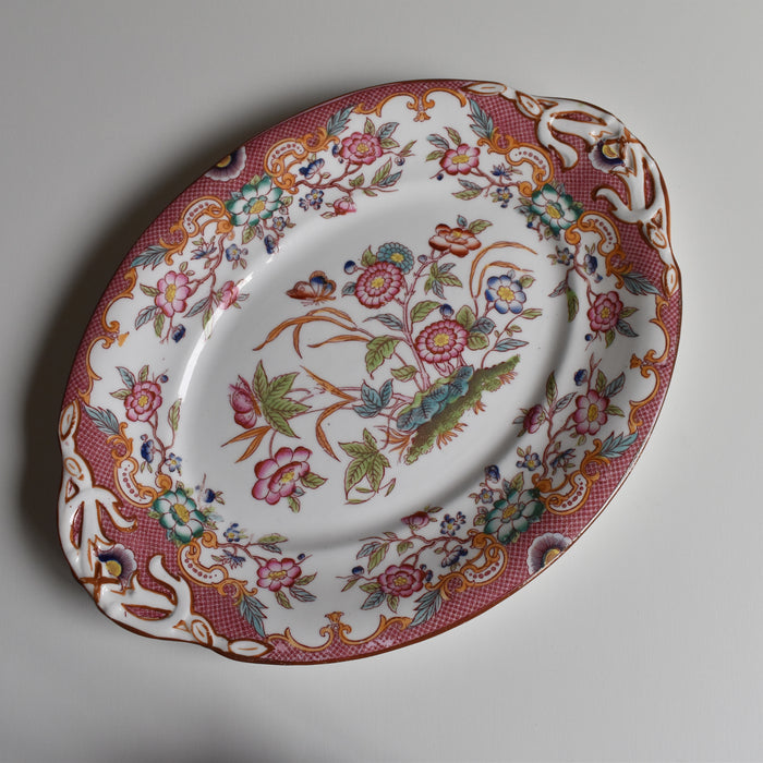 アンティーク オーヴァル皿 サルグミンヌ Minton