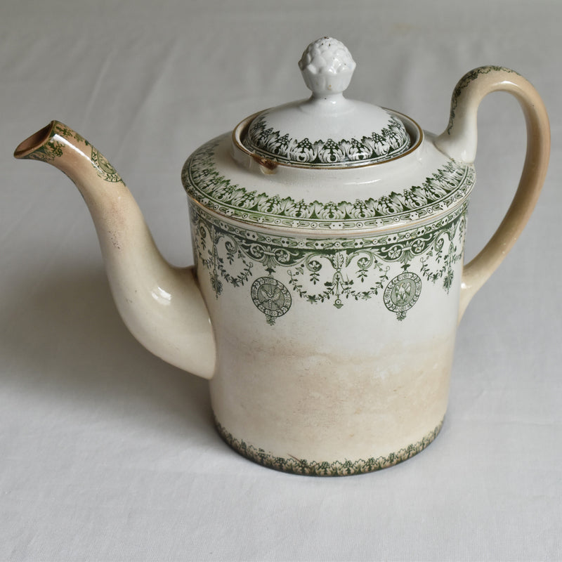 Antique Coffee Pot Badonviller Empire