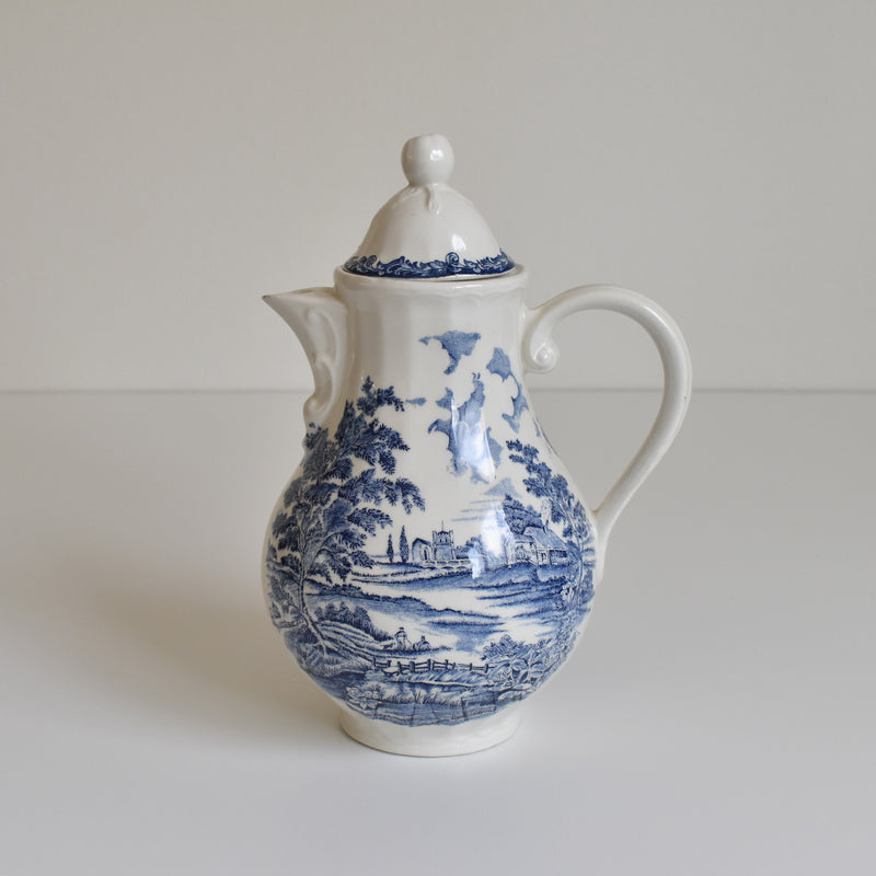 Vintage Coffee Pot, Lunéville, English Style