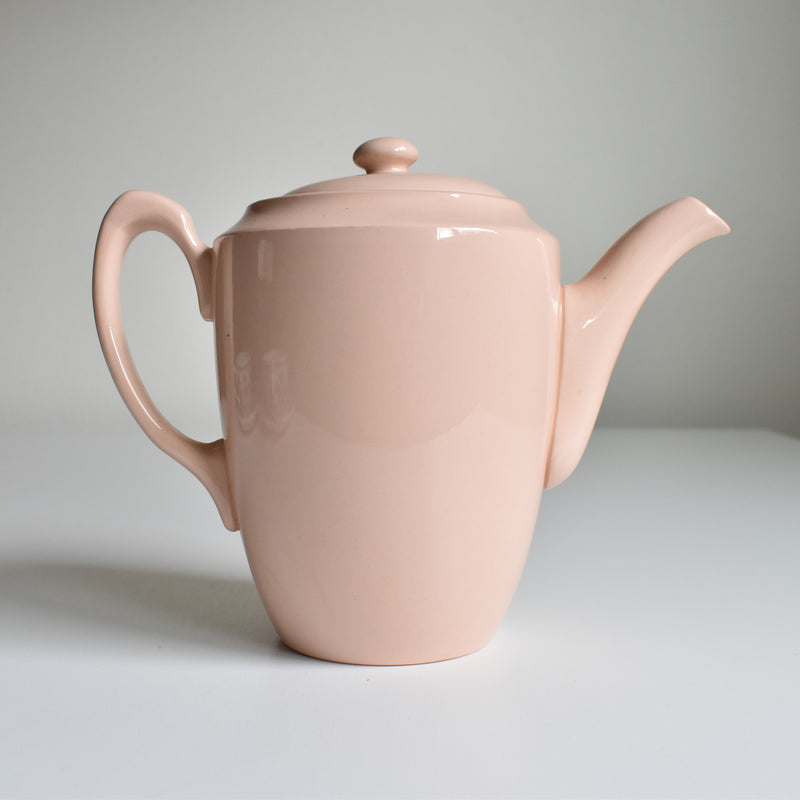 Vintage Coffee Pot Digoin & Sarreguemines Pink