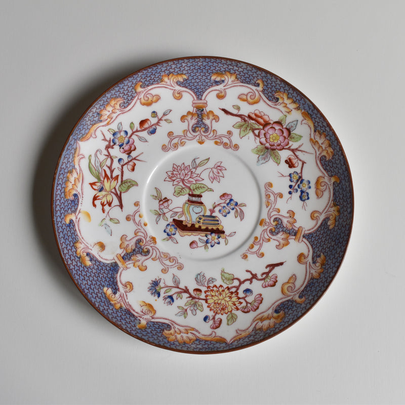 Antique Chocolate Saucer Sarreguemines Minton 247