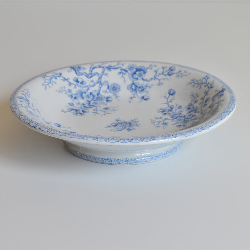 Antique Compotier Gien Fleurettes