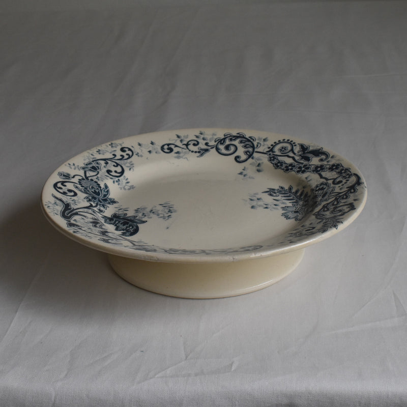 Antique Pedestal Plate, Choisy-le-Roi Sévigné