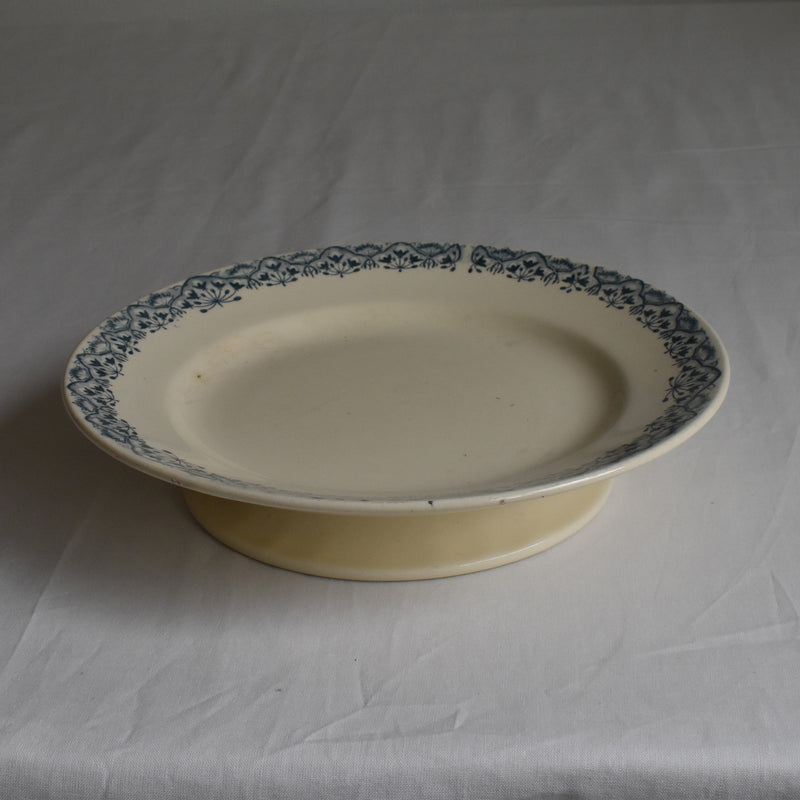 Antique Footed Plate, Longchamp André