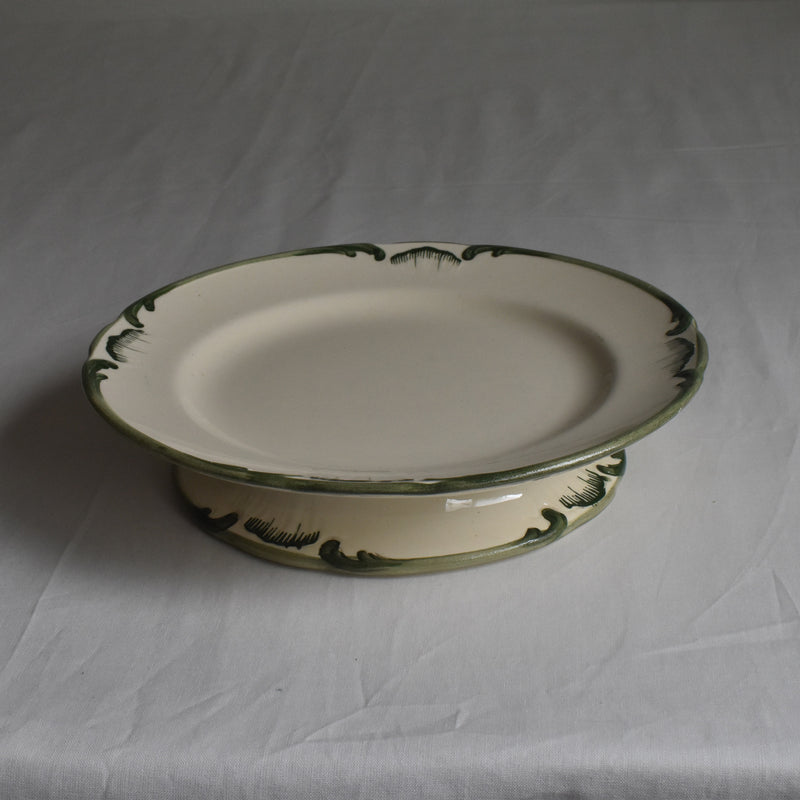 Antique Pedestal Plate Longchamp