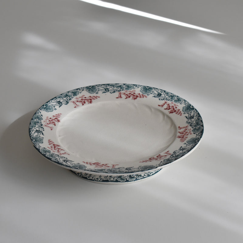 Antique Pedestal Plate Lonwy Carmen