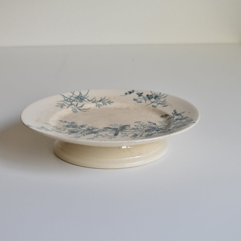 Antique Pedestal Plate Ron Oui Mignon
