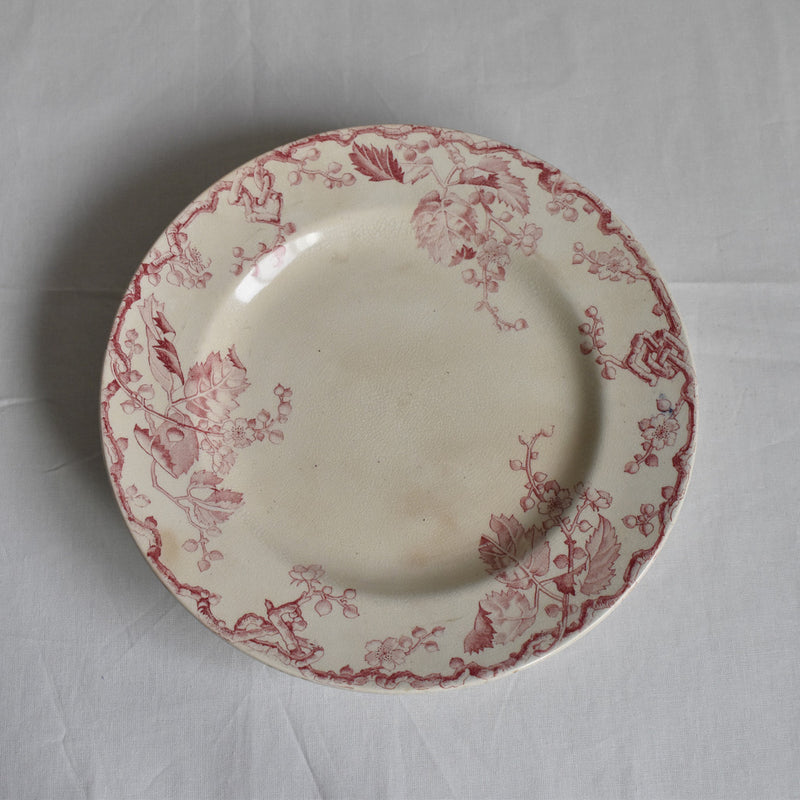 Antique pedestal plate, Lunéville Fontainebleau