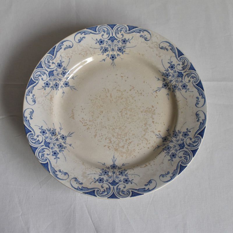 Antique Footed Plate - Lunéville Sans Gêne