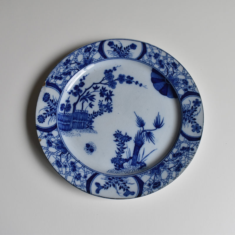 Antique Plate Creil-Montereau "Japon" 21.5cm D