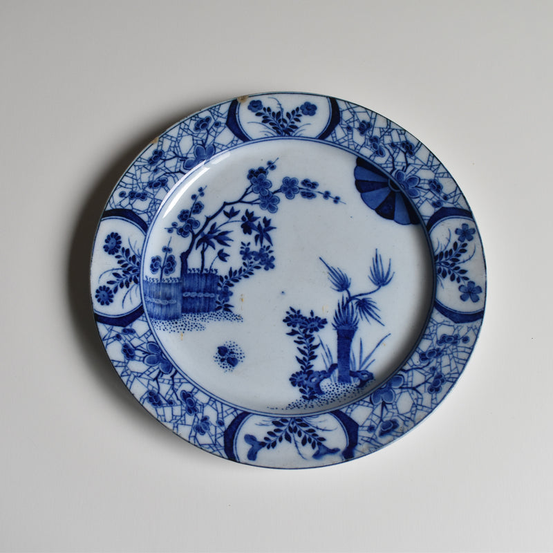 Antique Plate Creil et Montereau Japon 21.5cm E