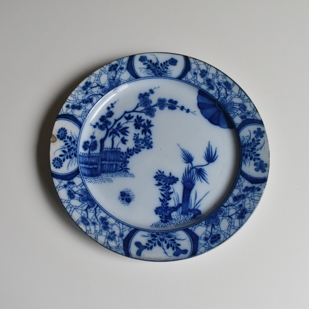 アンティークプレート クレイユモントロー Japon 21.5cm F — Loane