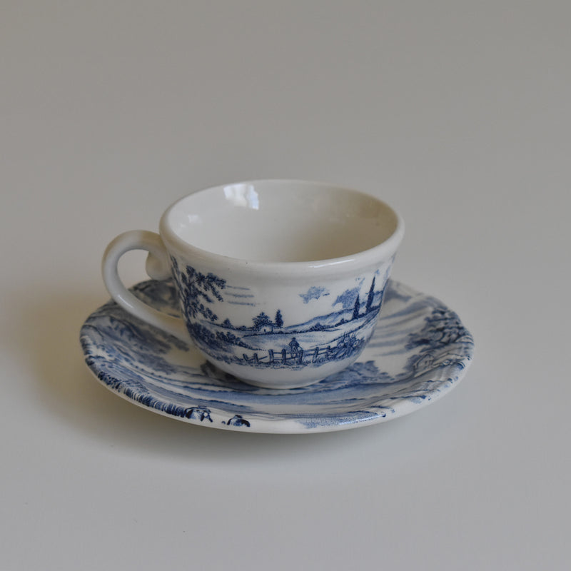 ヴィンテージコーヒーカップ＆ソーサー リュネヴィル　English Style