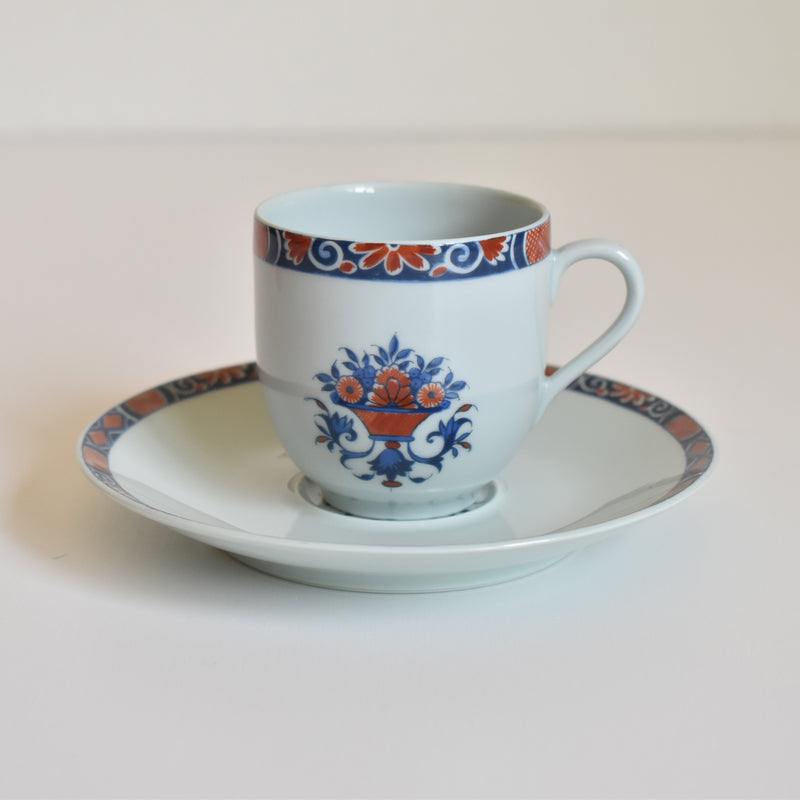 Vintage Cup & Saucer Raynaud Limoges Jumièges B