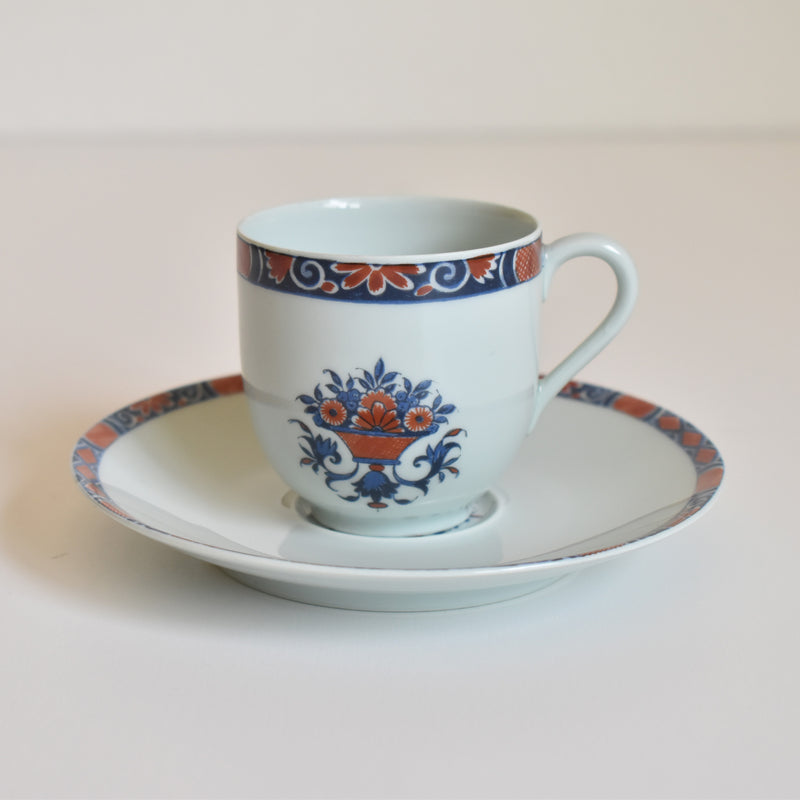 Vintage Cup & Saucer Raynaud Limoges Jumièges C
