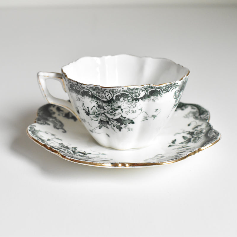 Antique cup and saucer RH&SL England DEE B