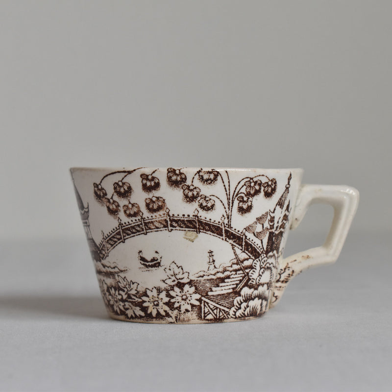 Antique Coffee Cup Badonviller Tokio