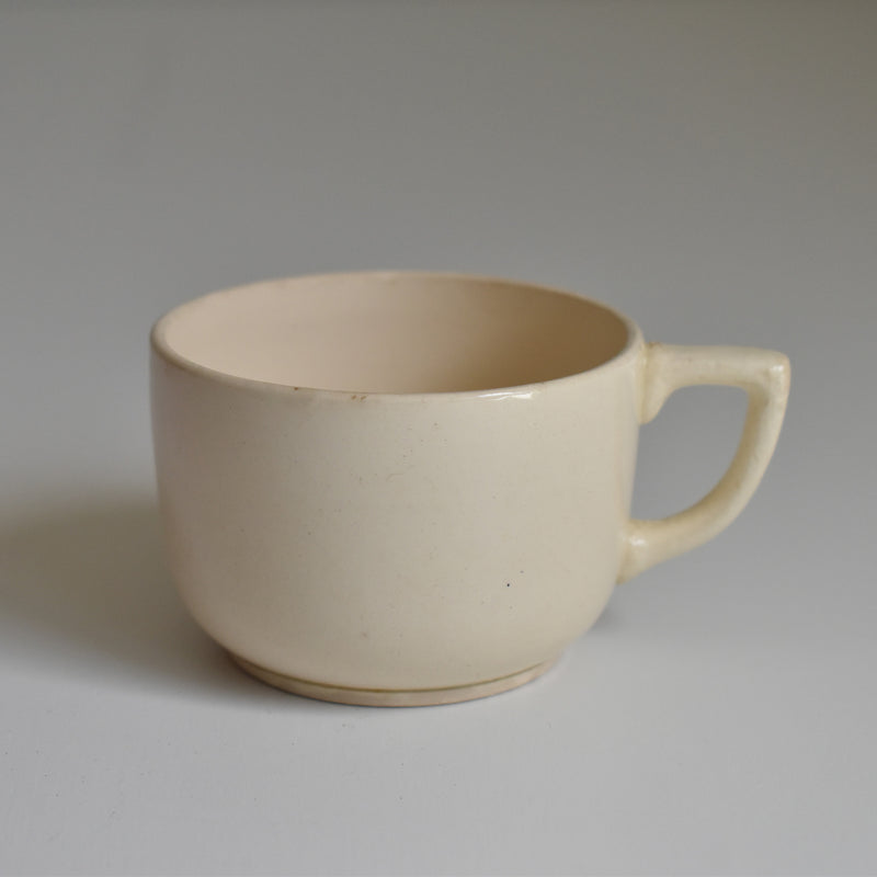 Vintage Coffee Cup Digoin & Sarreguemines Cream B