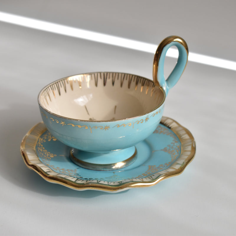 ア.ドラサンヴァル A.Dressinval コーヒーカップ＆ソーサー Turquoise A