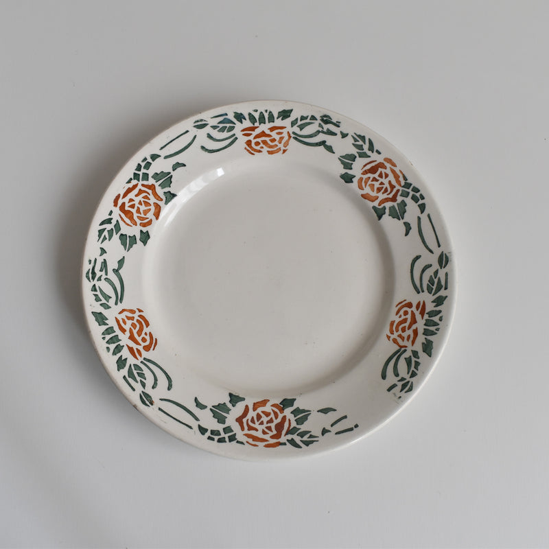 Vintage Dessert Plate, Gien Roxanne B