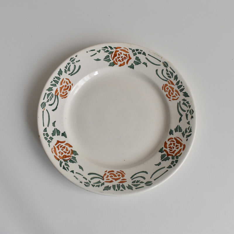 Vintage Dessert Plate Gien Roxane C