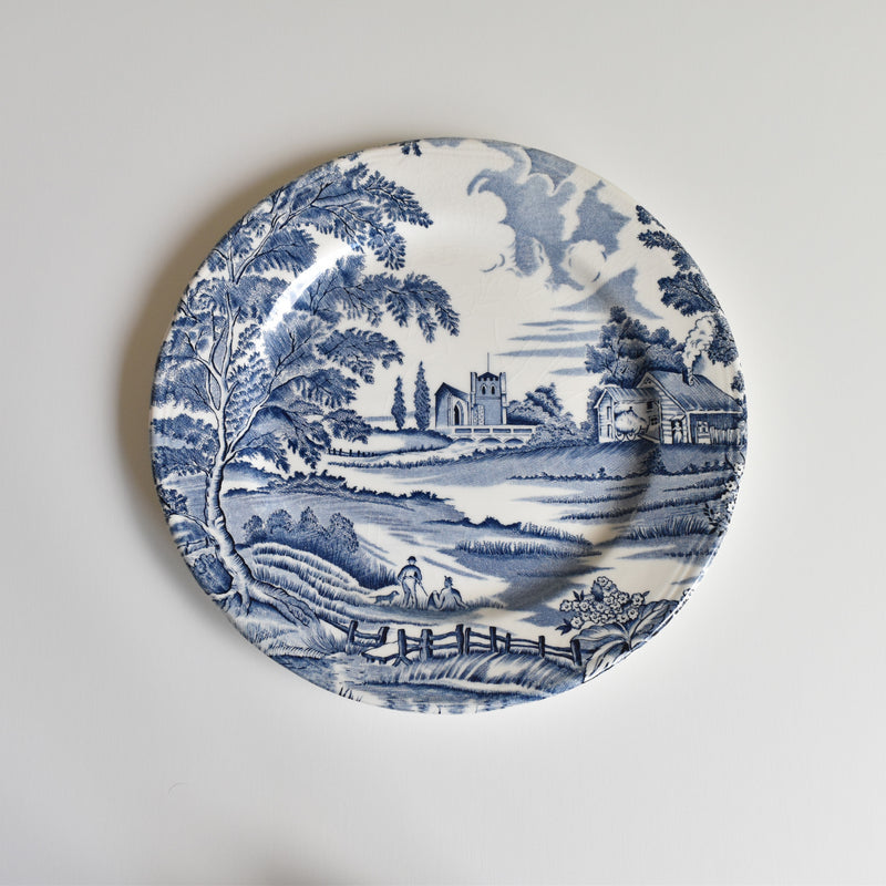 Vintage Dessert Plate Lunéville English Style B
