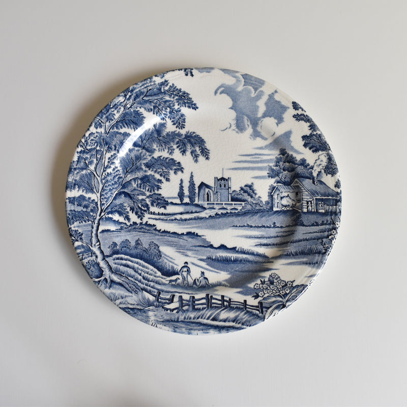 Vintage Dessert Plate Luneville English Style D