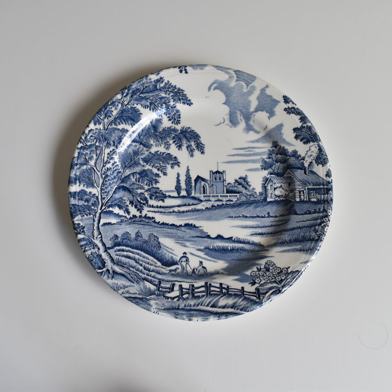 Vintage Dessert Plate Luneville English Style E