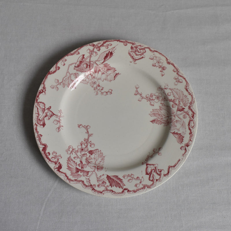 Antique Dessert Plate Luneville Fontainebleau A