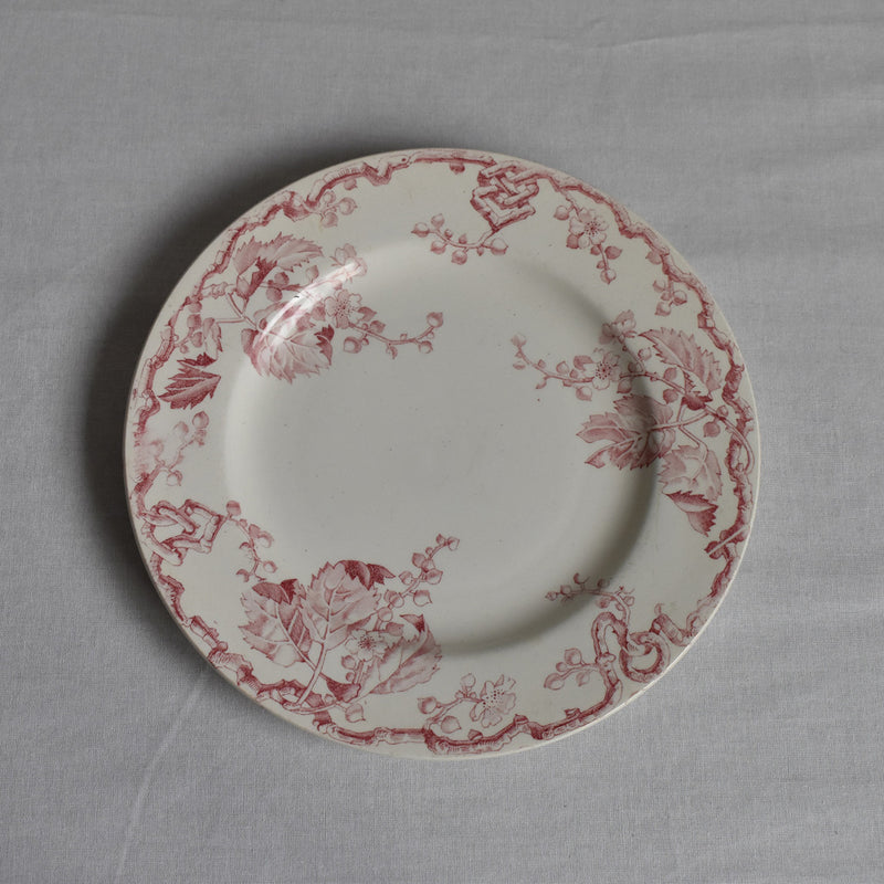 Antique Dessert Plate - Lunéville Fontainebleau C