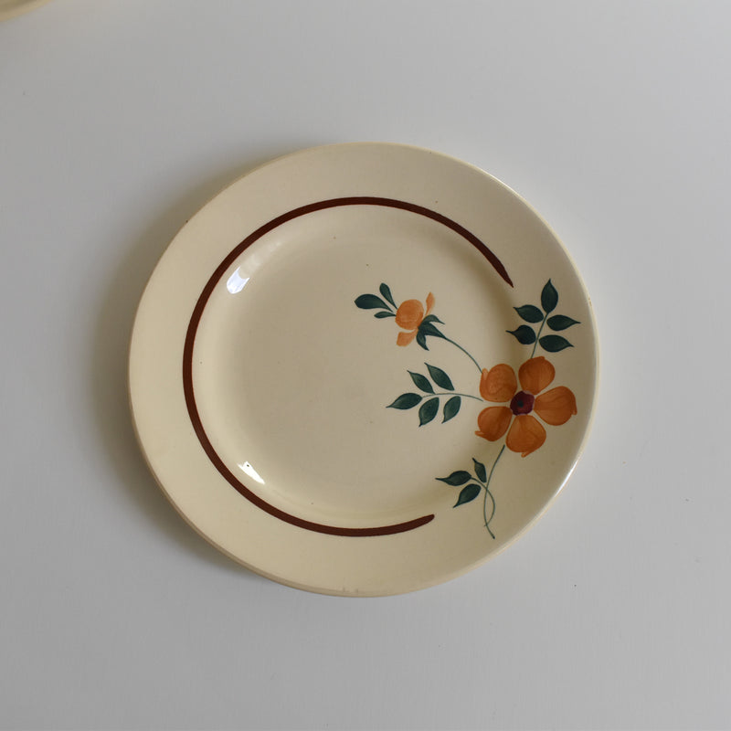 Vintage Dessert Plate Moulins Des Loups Amélie A