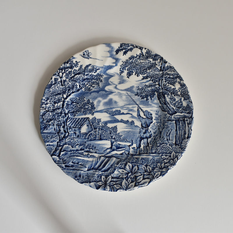 Vintage Dessert Plate Myott The Hunter D