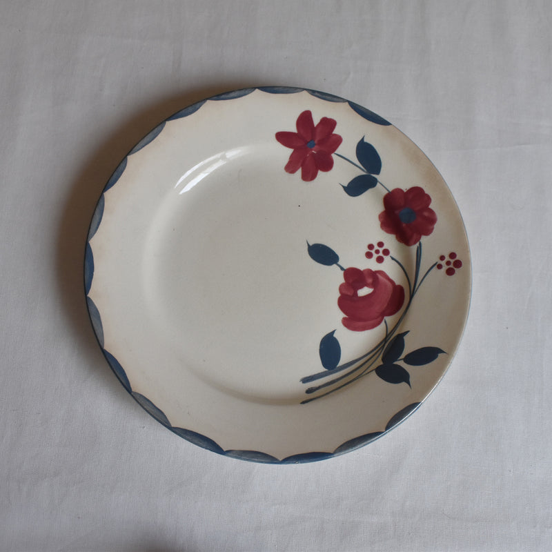 Antique Dessert Plate Salins Musset D