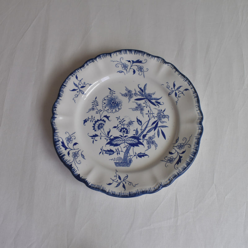 Vintage dessert plate Sarreguemines Lancaster B